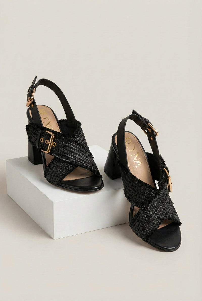The Raffia Woven Sling
