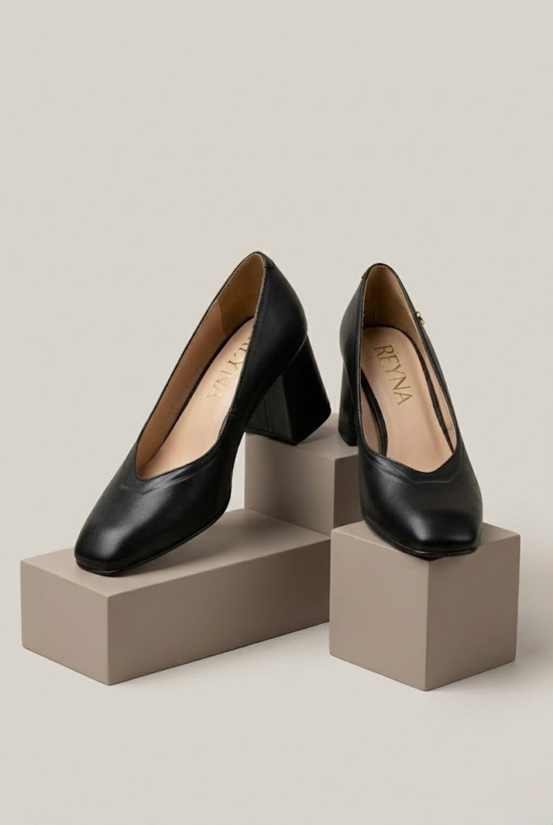 Classic Block Pump Heel