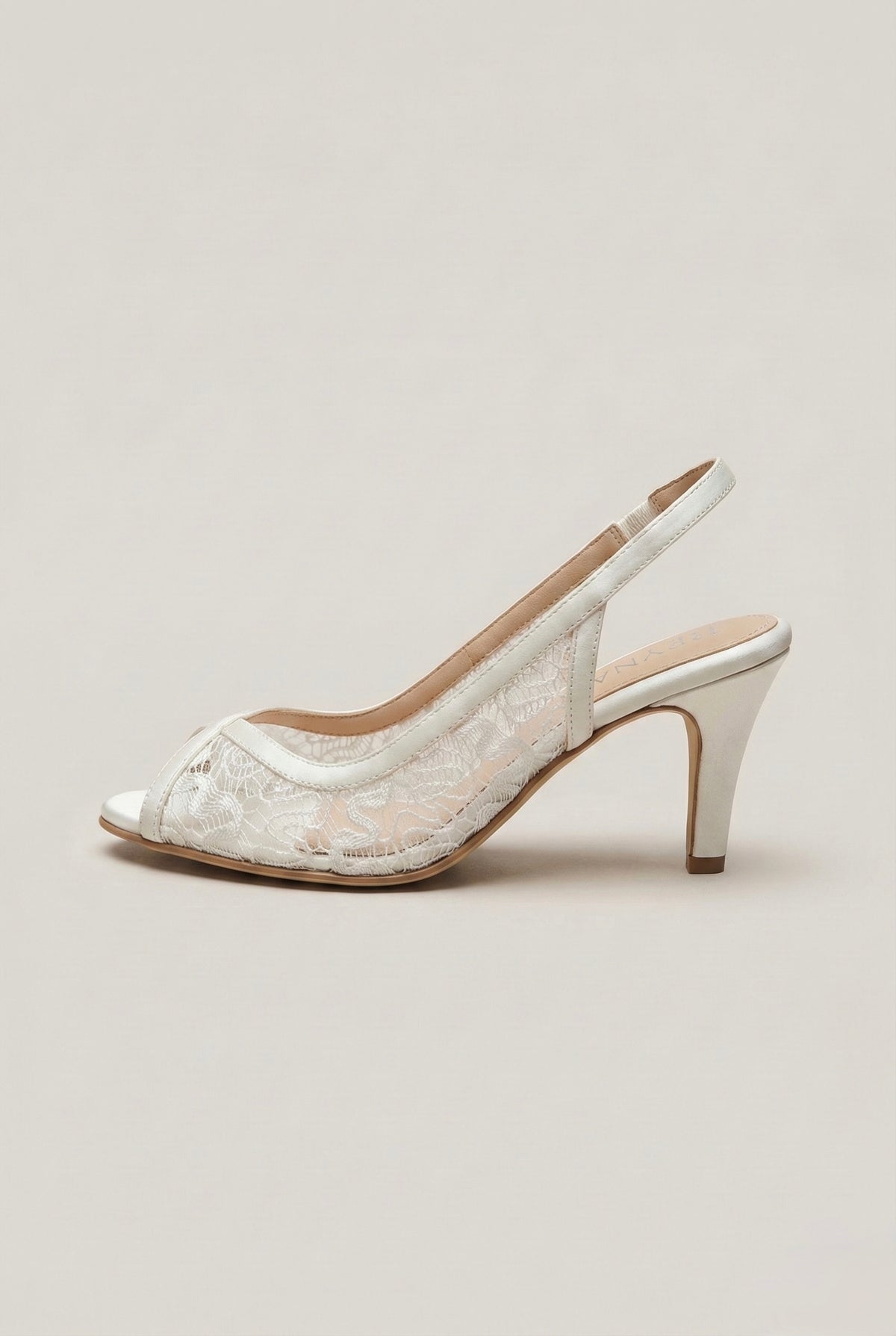 Ivory Lace Slingback Pump