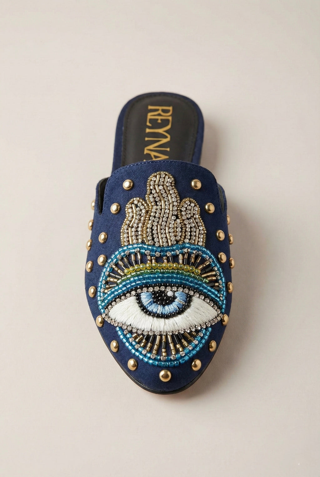 Retro Boheme Embroidered Mule