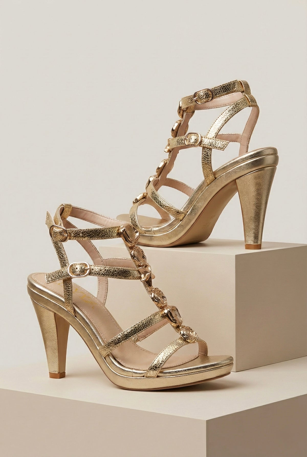 Crystal Ornate High Heel