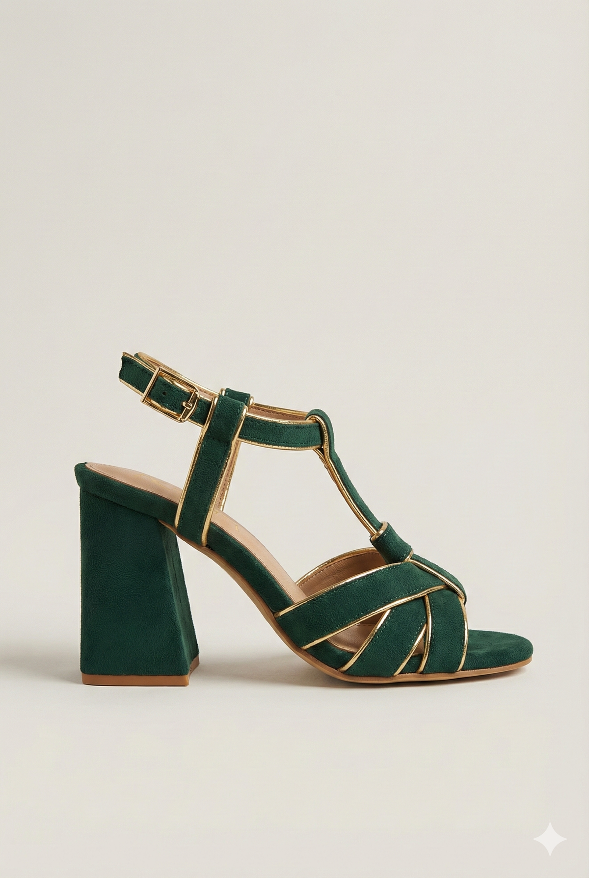 Emerald Strappy Sandal