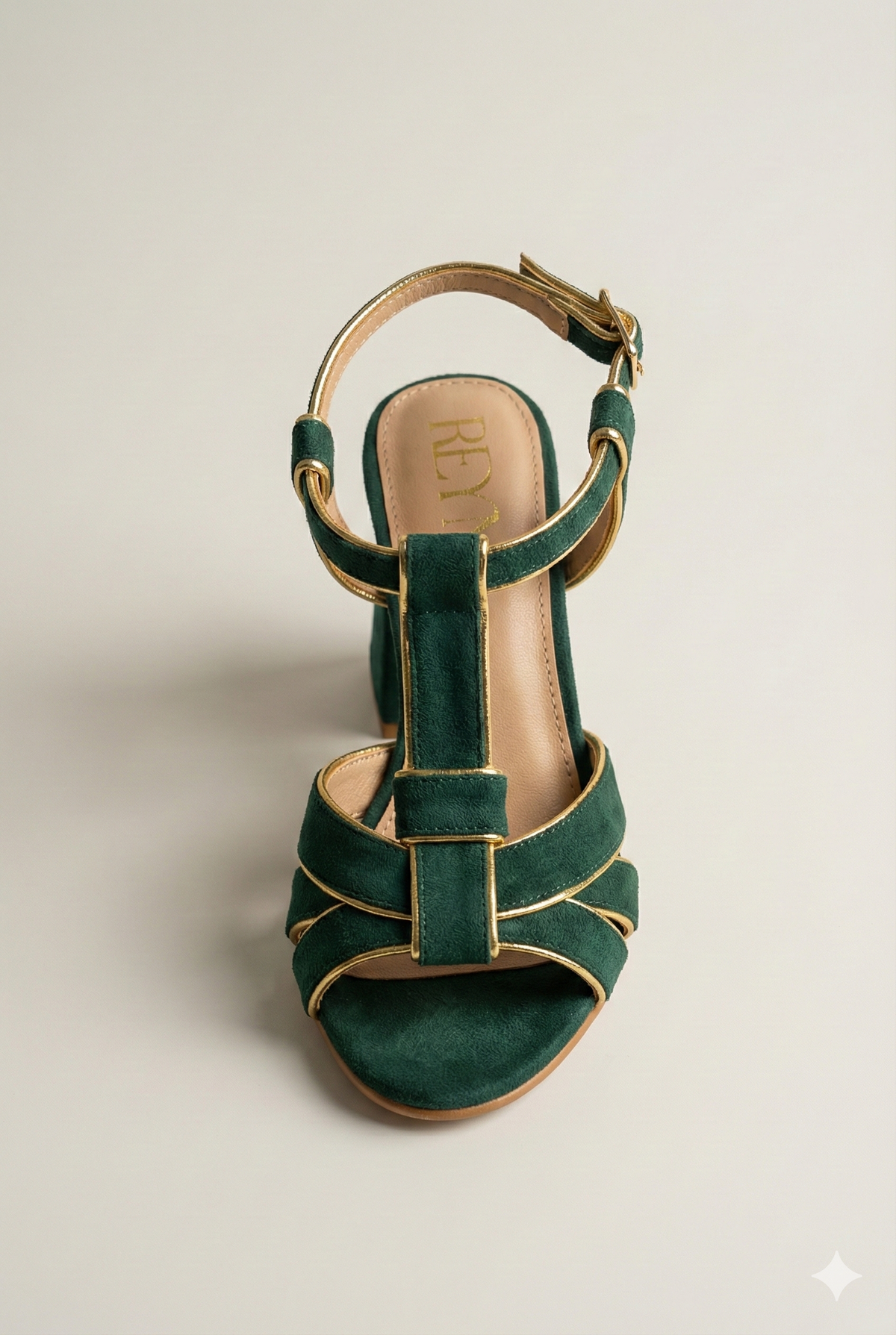 Emerald Strappy Sandal