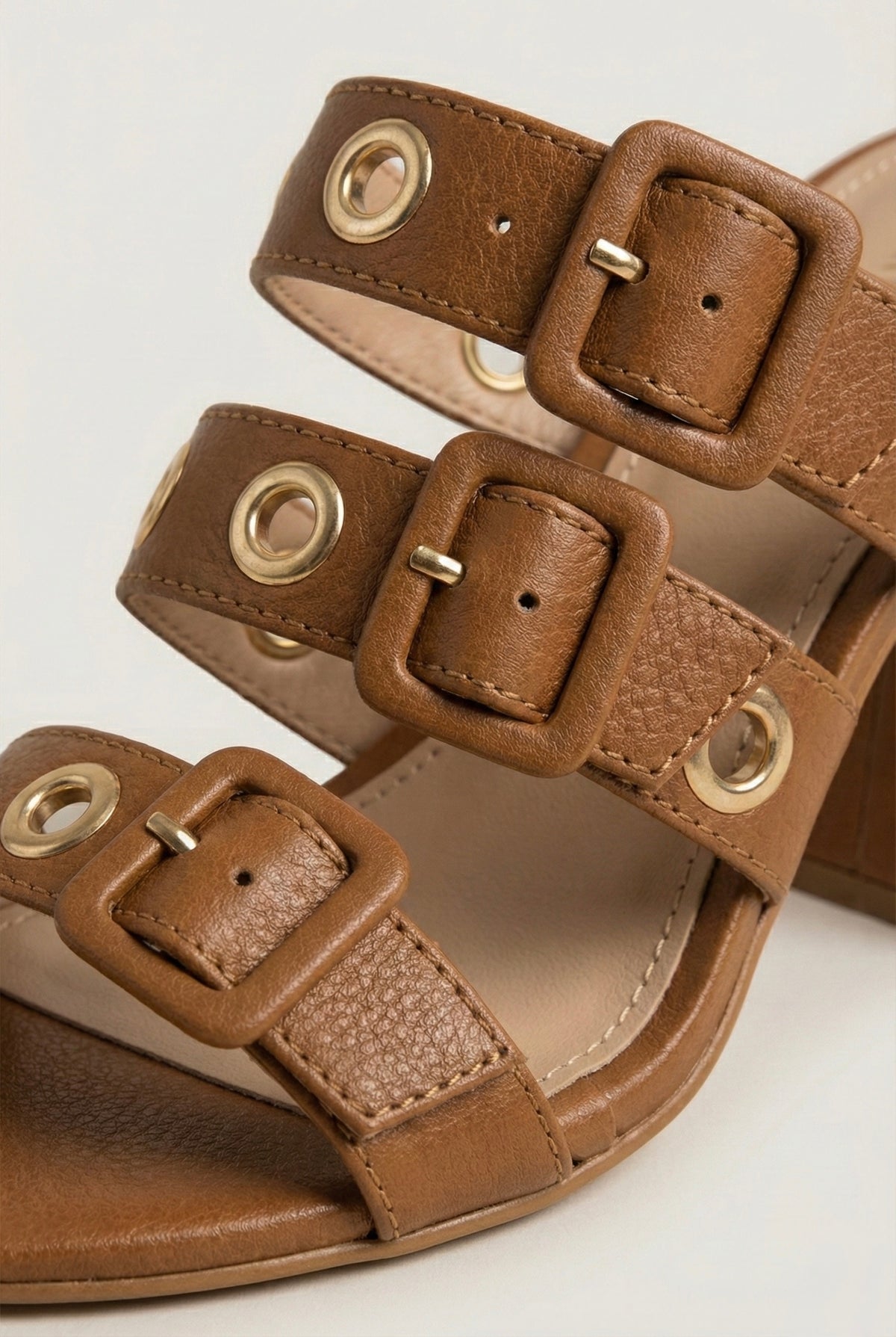 Caramel Buckle Sandal