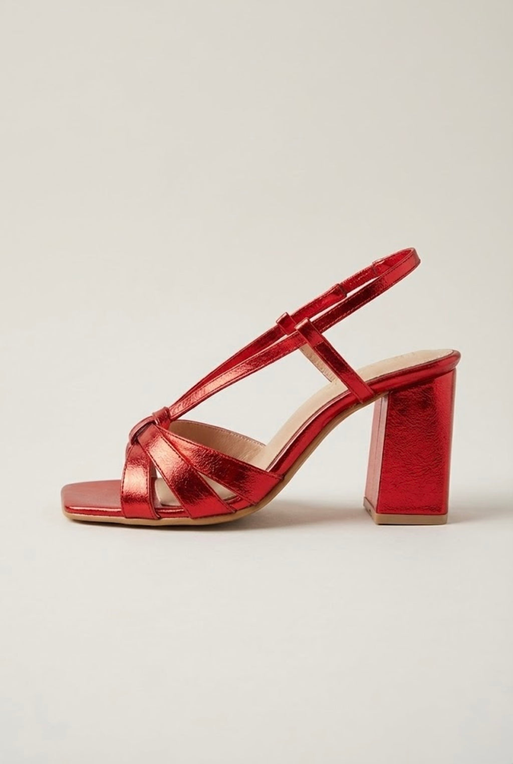 Ruby Block Sandal