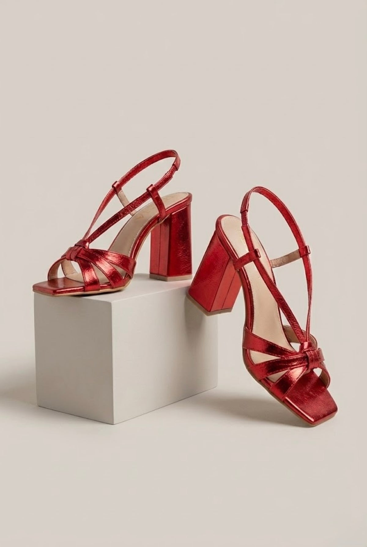 Ruby Block Sandal