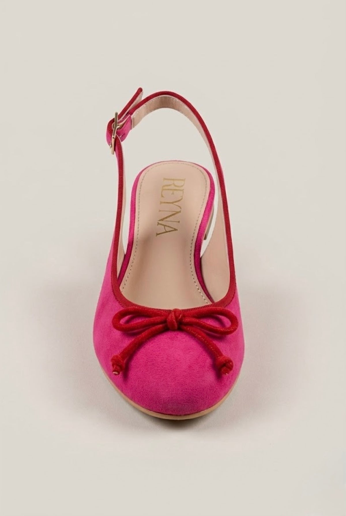 Blush Bow Slingback Ballerina