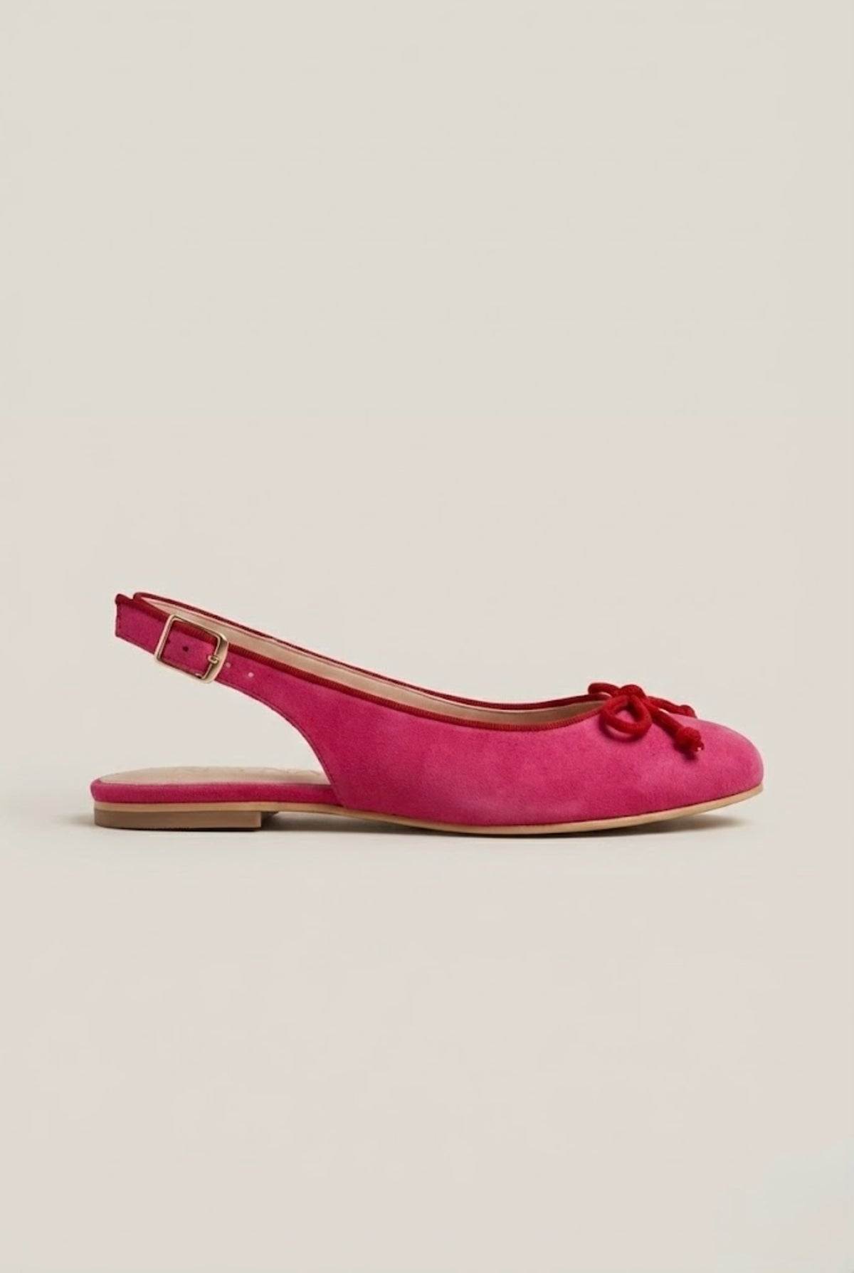 Blush Bow Slingback Ballerina
