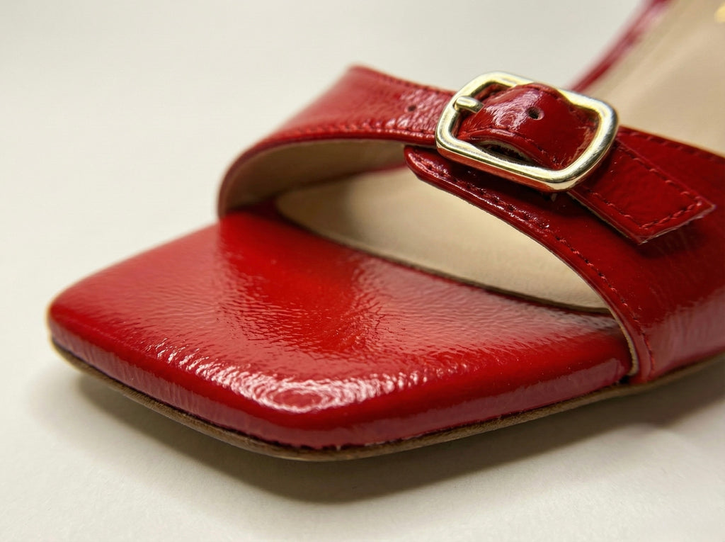 Scarlet Kitten Sandal
