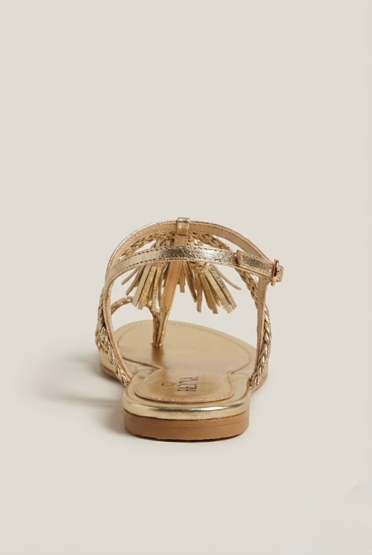 Riviera Tasseled Toe-Post Flat Sandal