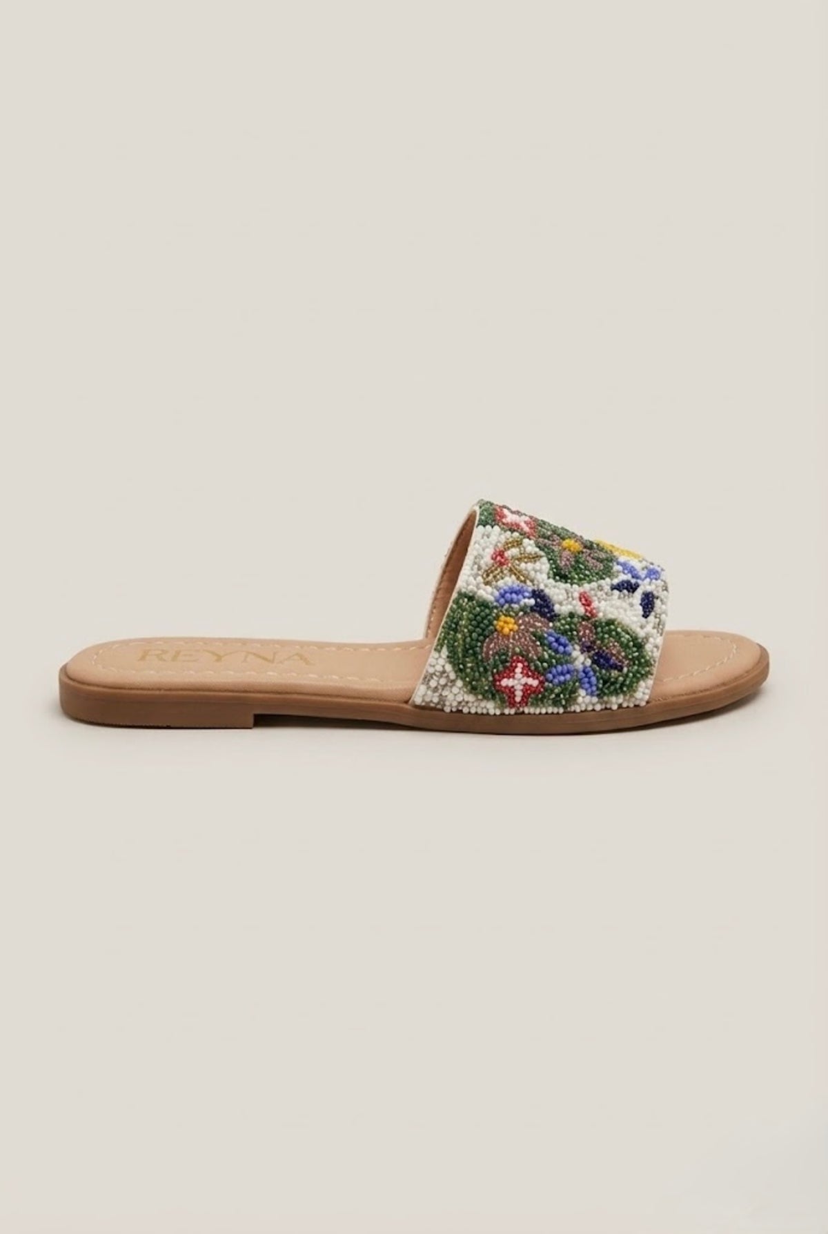 Capri Embroidered Slide