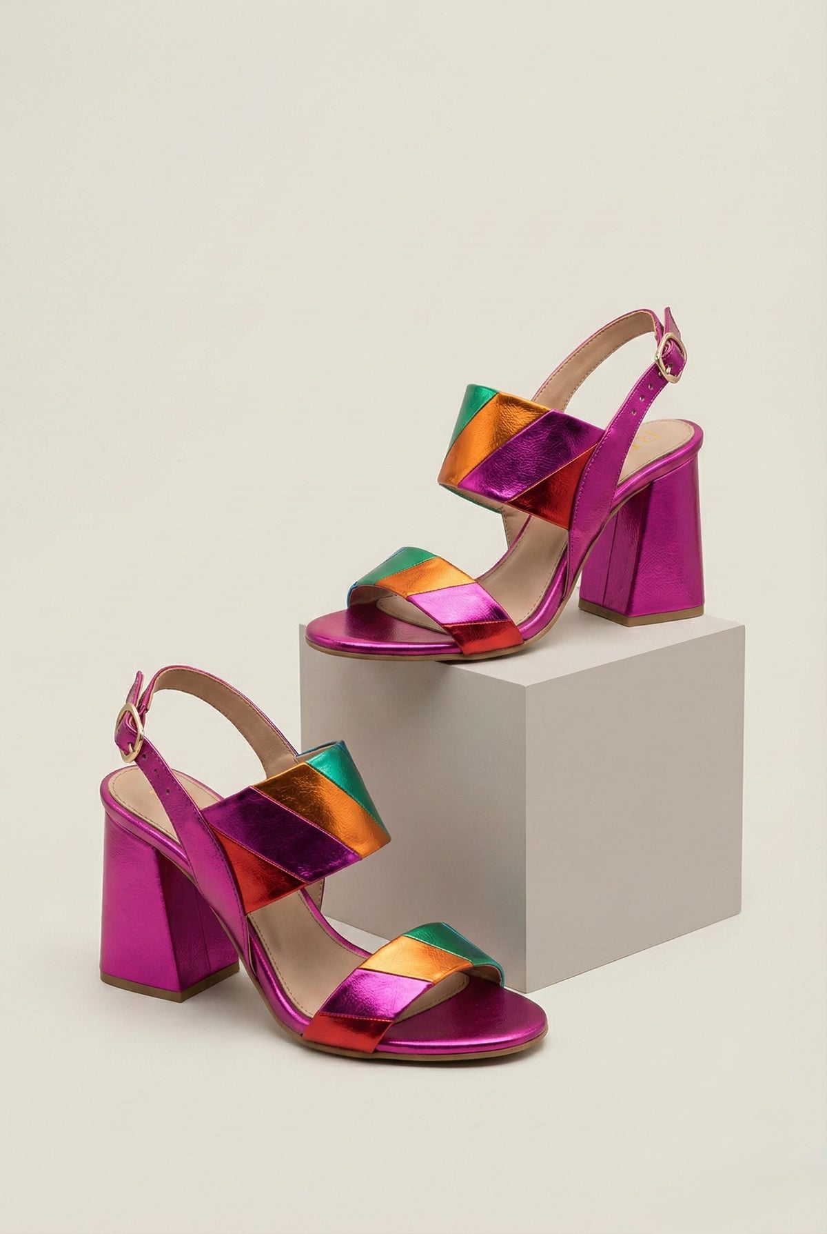 Prism Queen Block Sandal