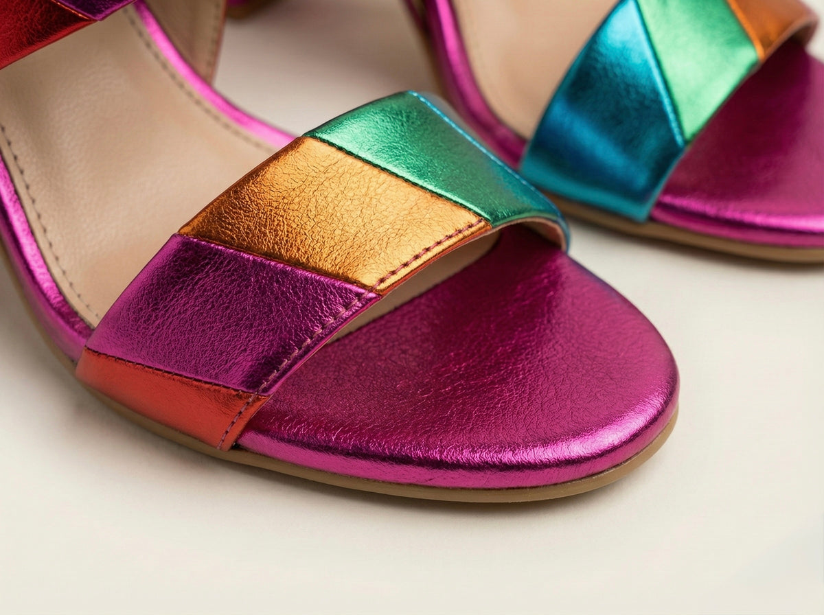 Prism Queen Block Sandal
