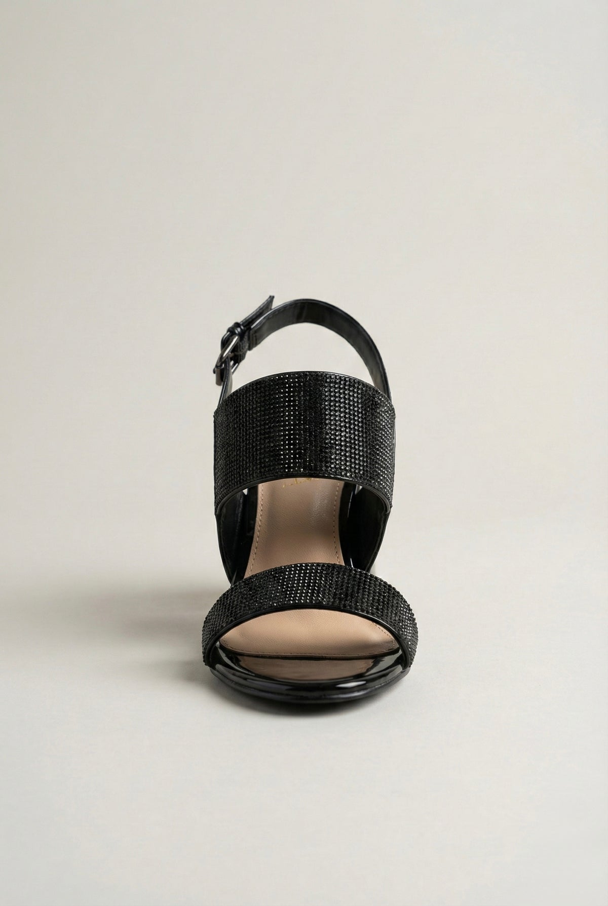 Black Halo Block Sandal