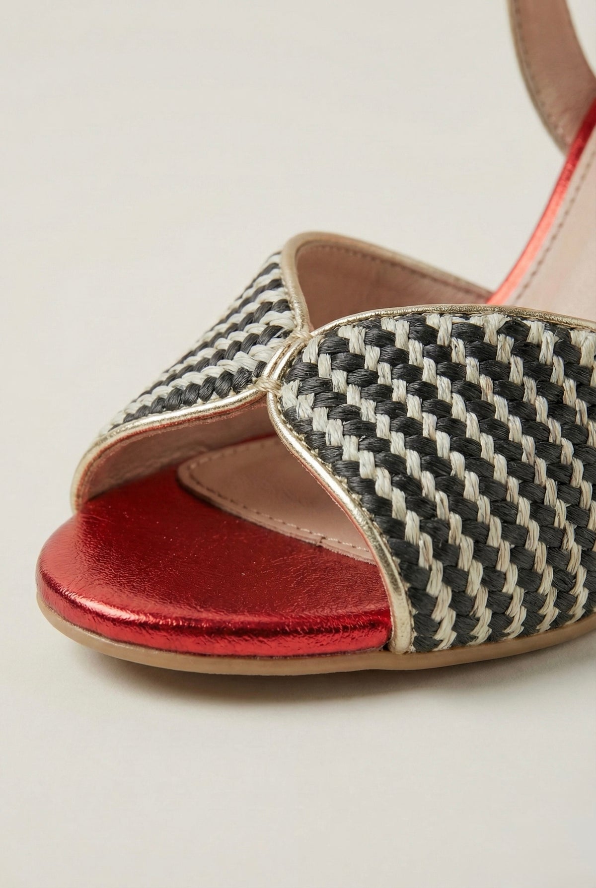 Cherry Contrast Sandal