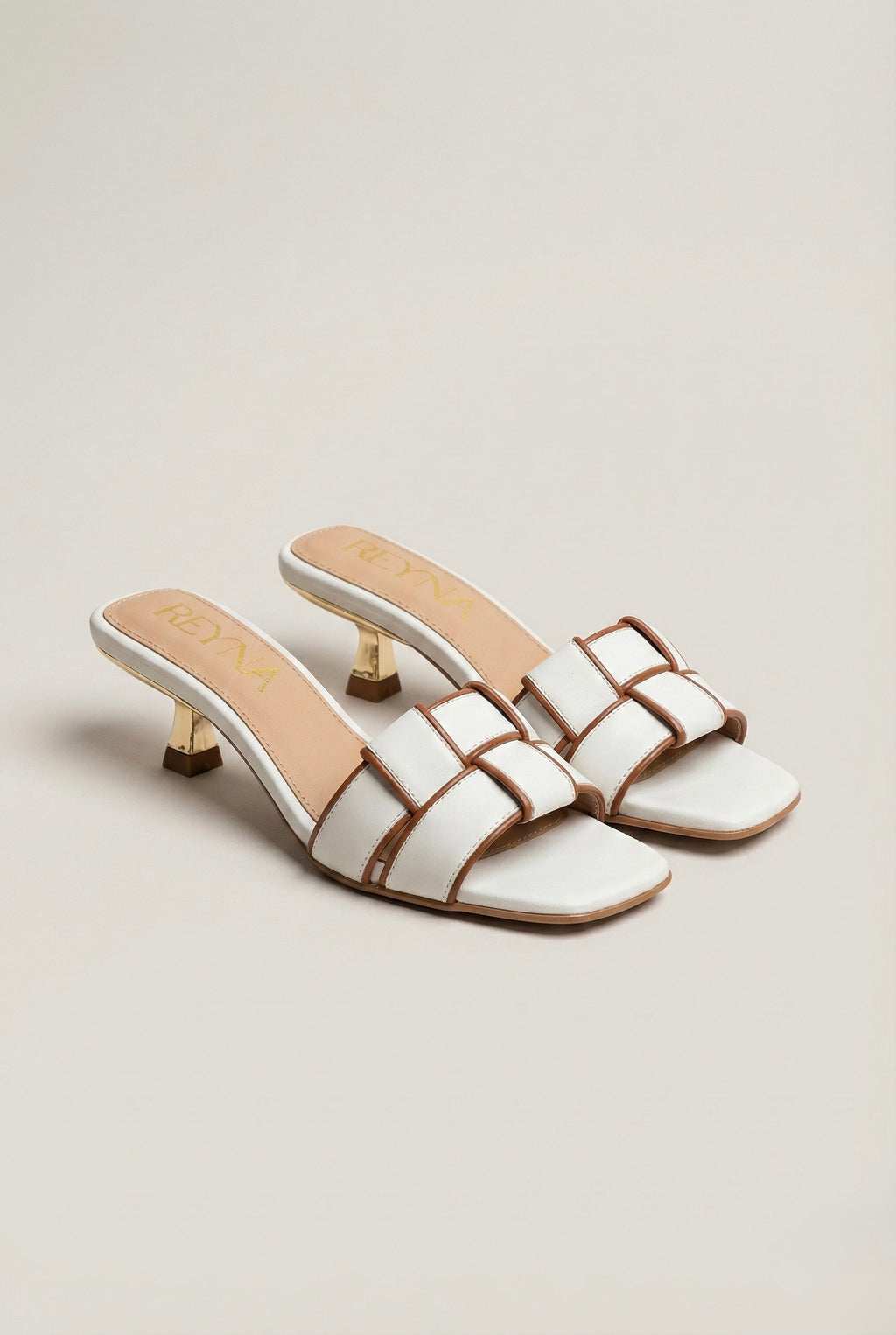 Nude Kitten Mule