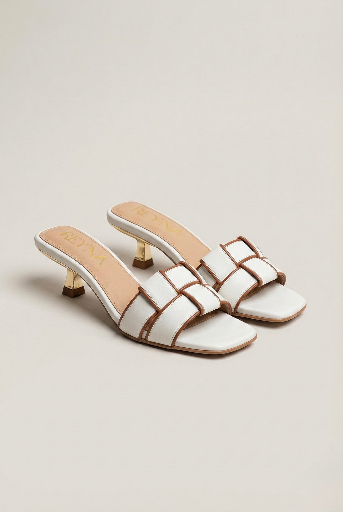 Nude Kitten Mule