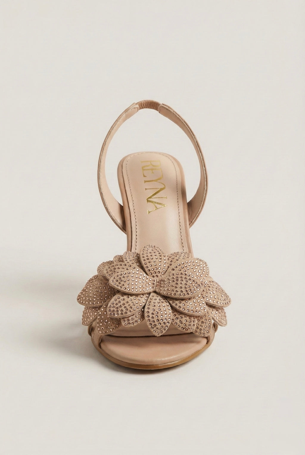 Blush Flower Ankle-Strap Sandal