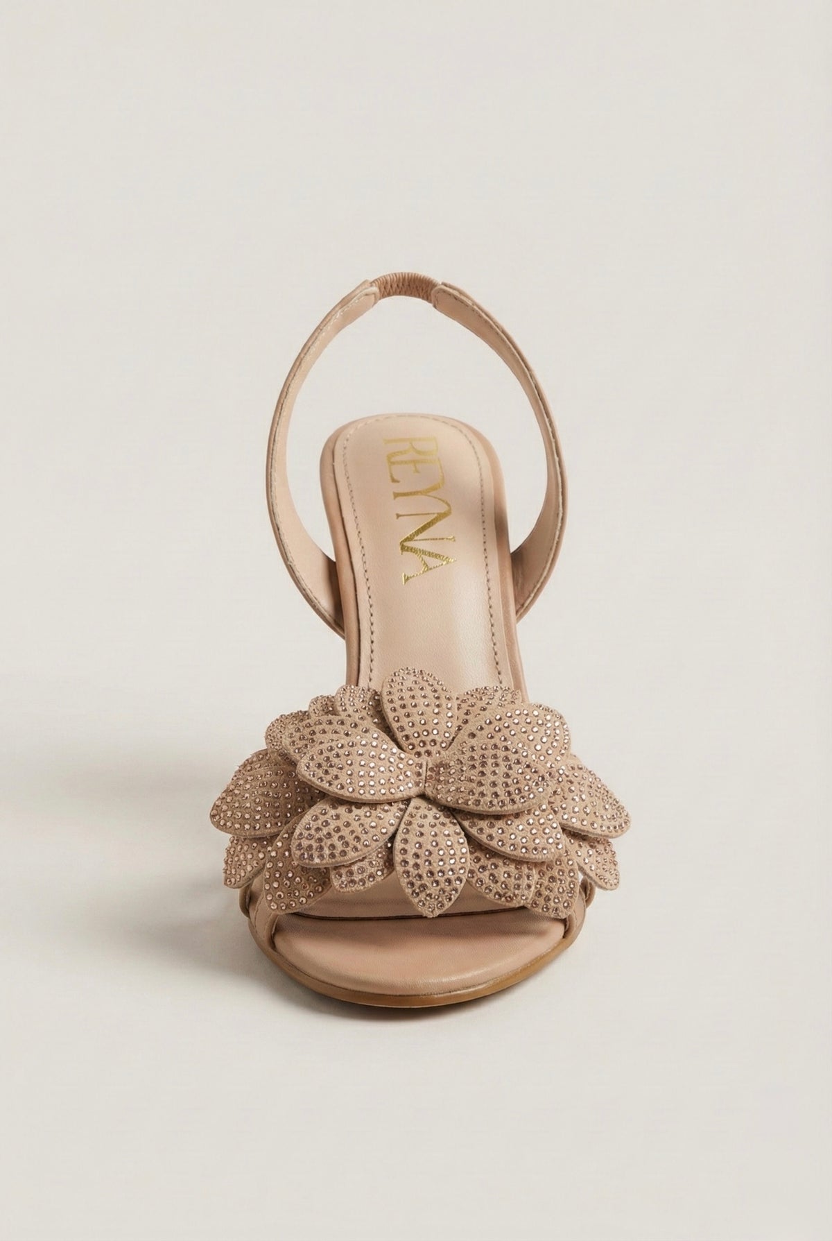 Blush Flower Ankle-Strap Sandal