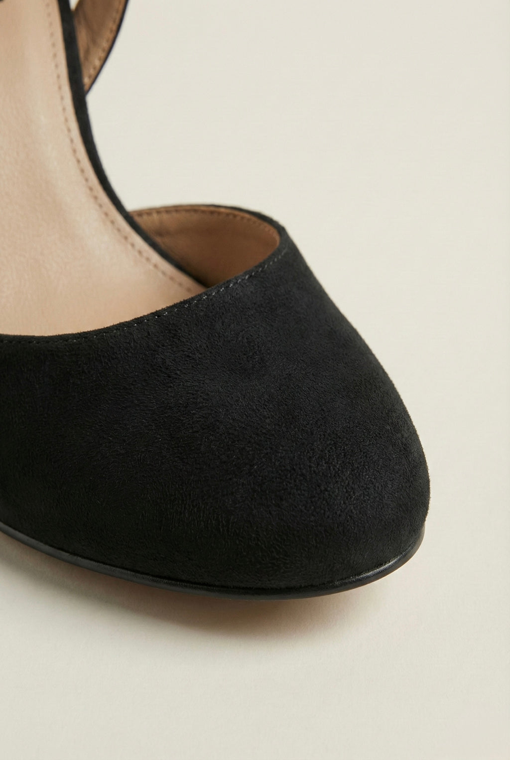 Velvet Curve Suede Slingback