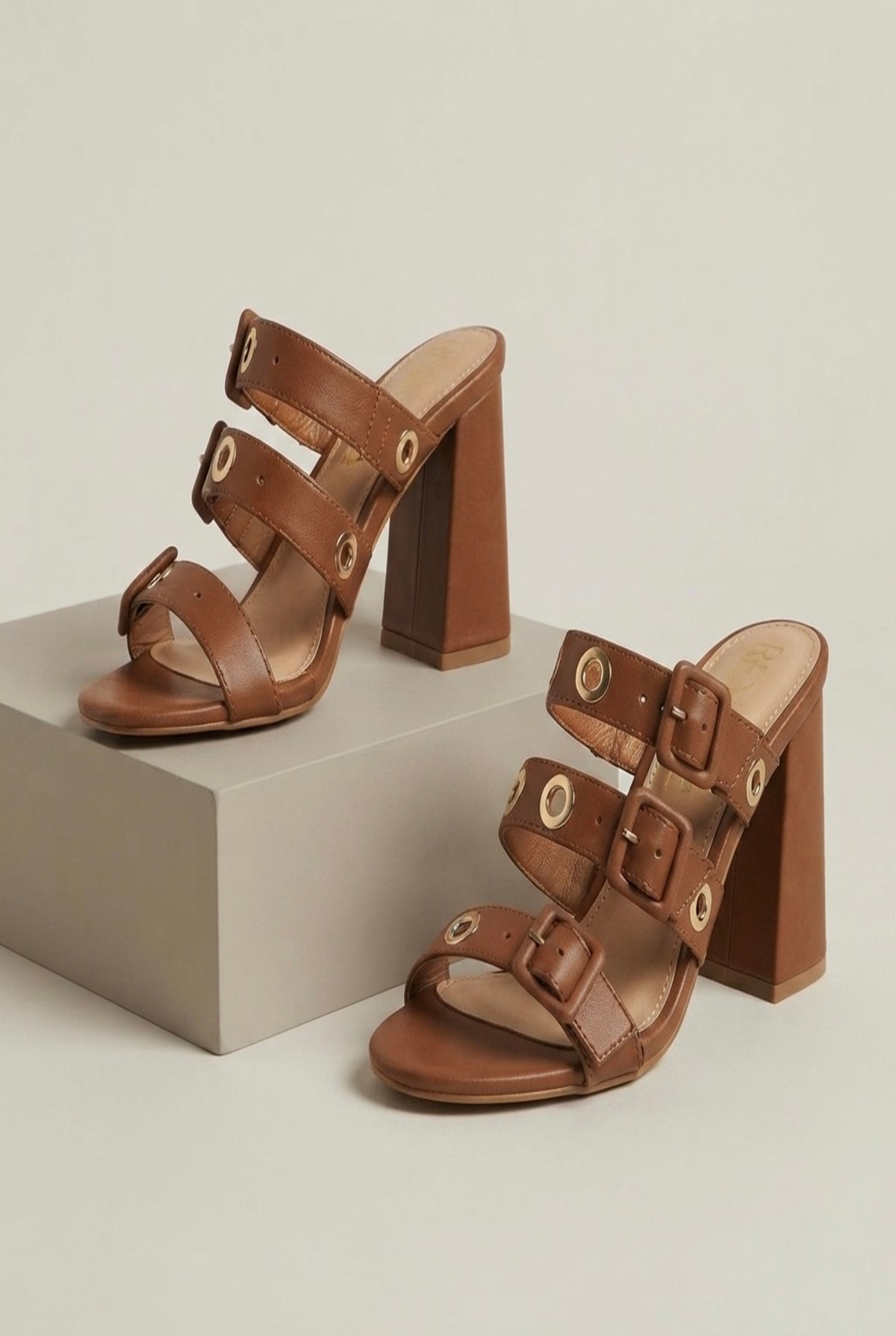 Caramel Buckle Sandal