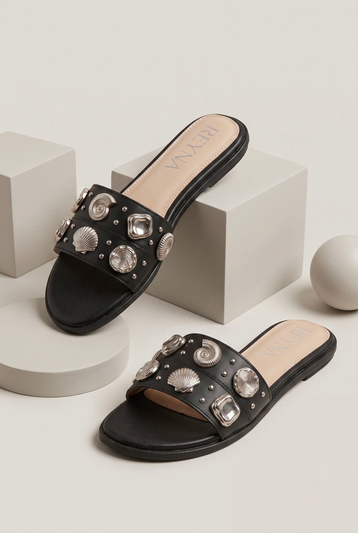 Noir Crystal Slide