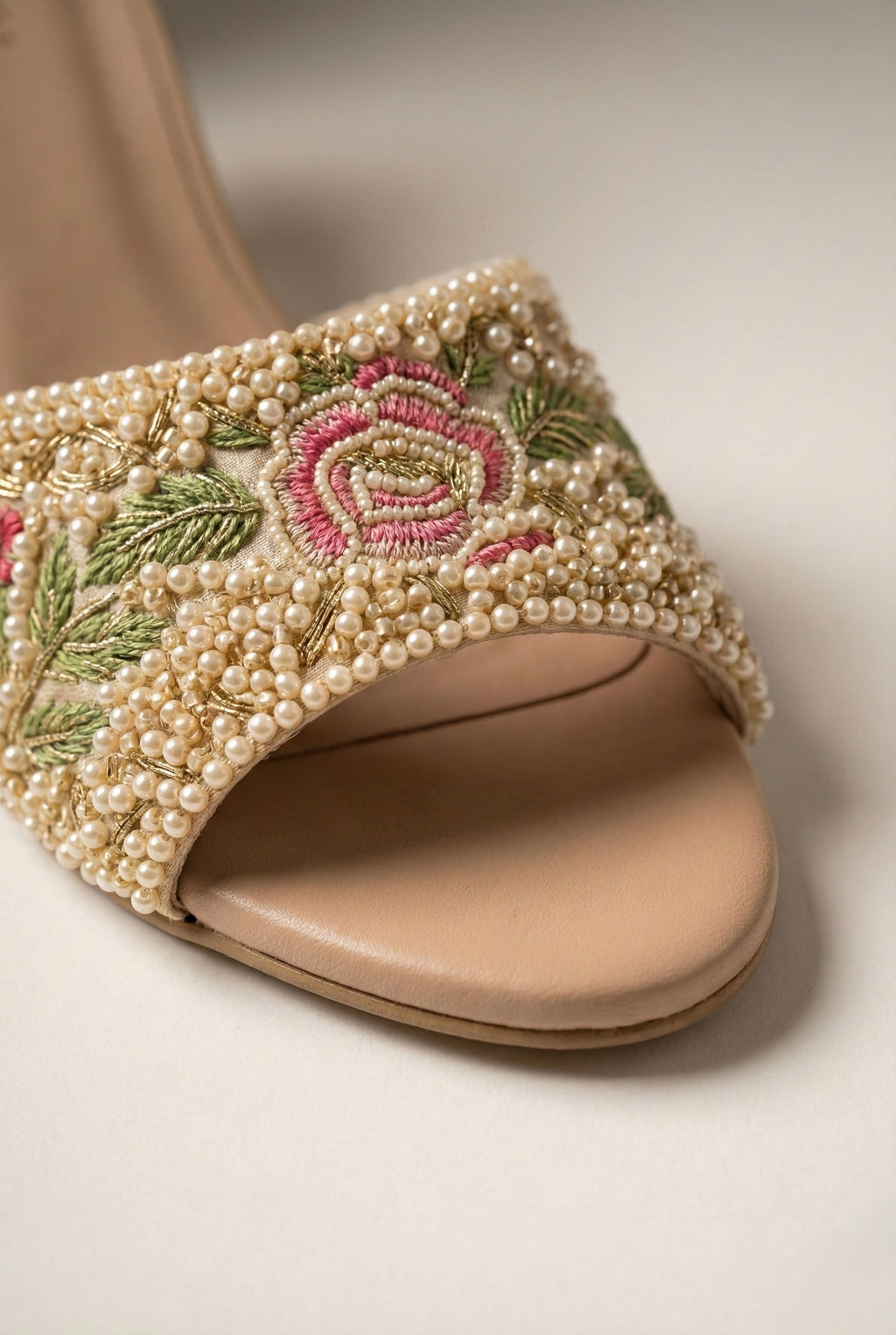 Truly Mine Embroidered Kitten Mule