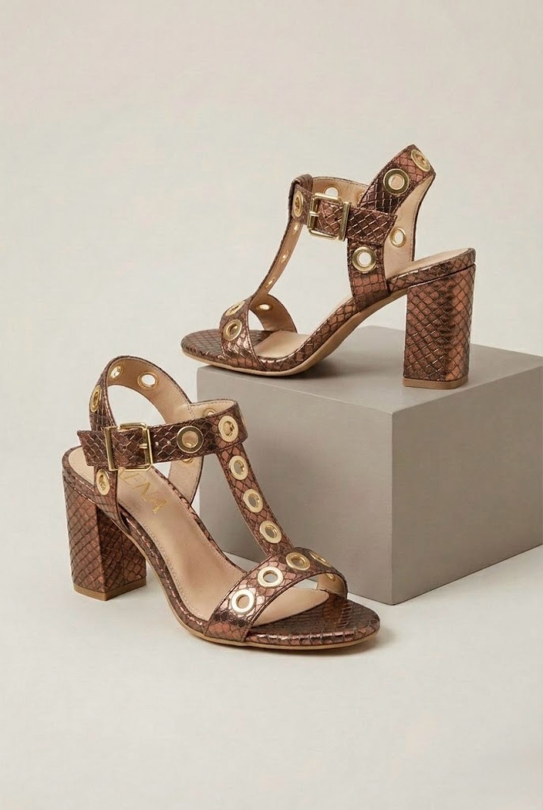 Emerald Eyelet Sandal