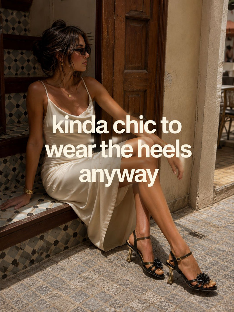 REYNA block heels — her reflection, her rules