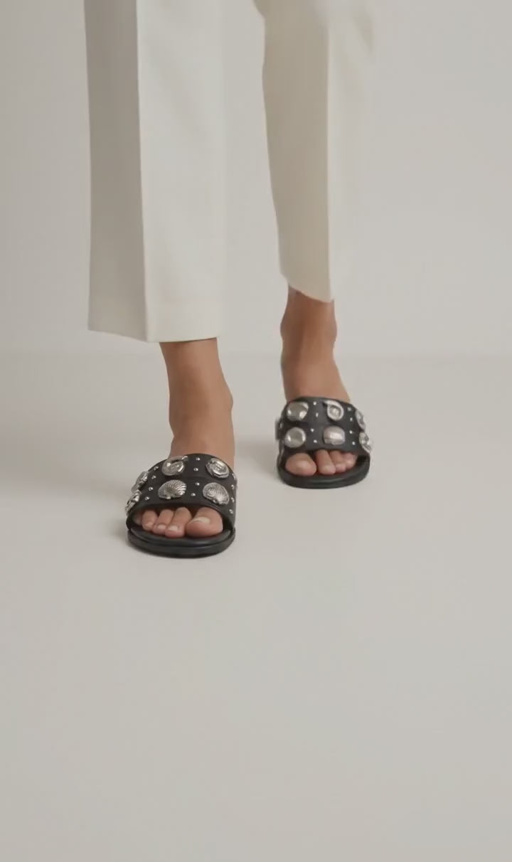 Noir Crystal Slide