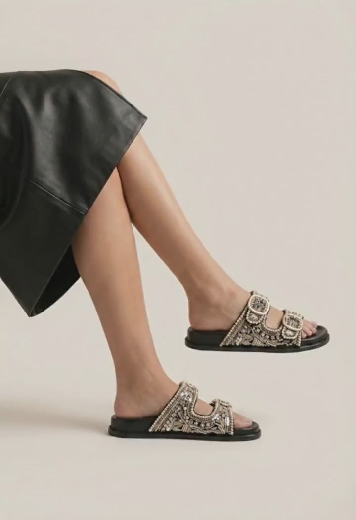 Imperial Embroidered Footbed