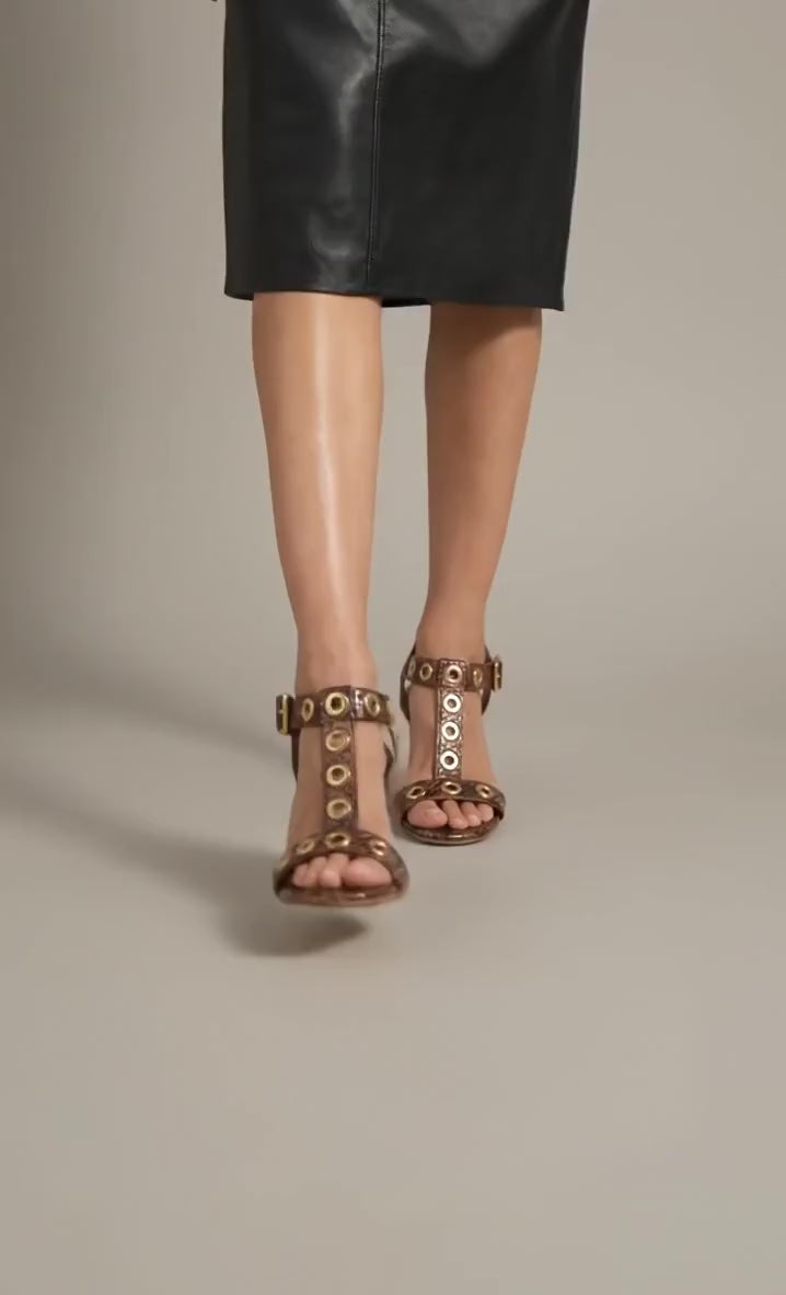 Emerald Eyelet Sandal
