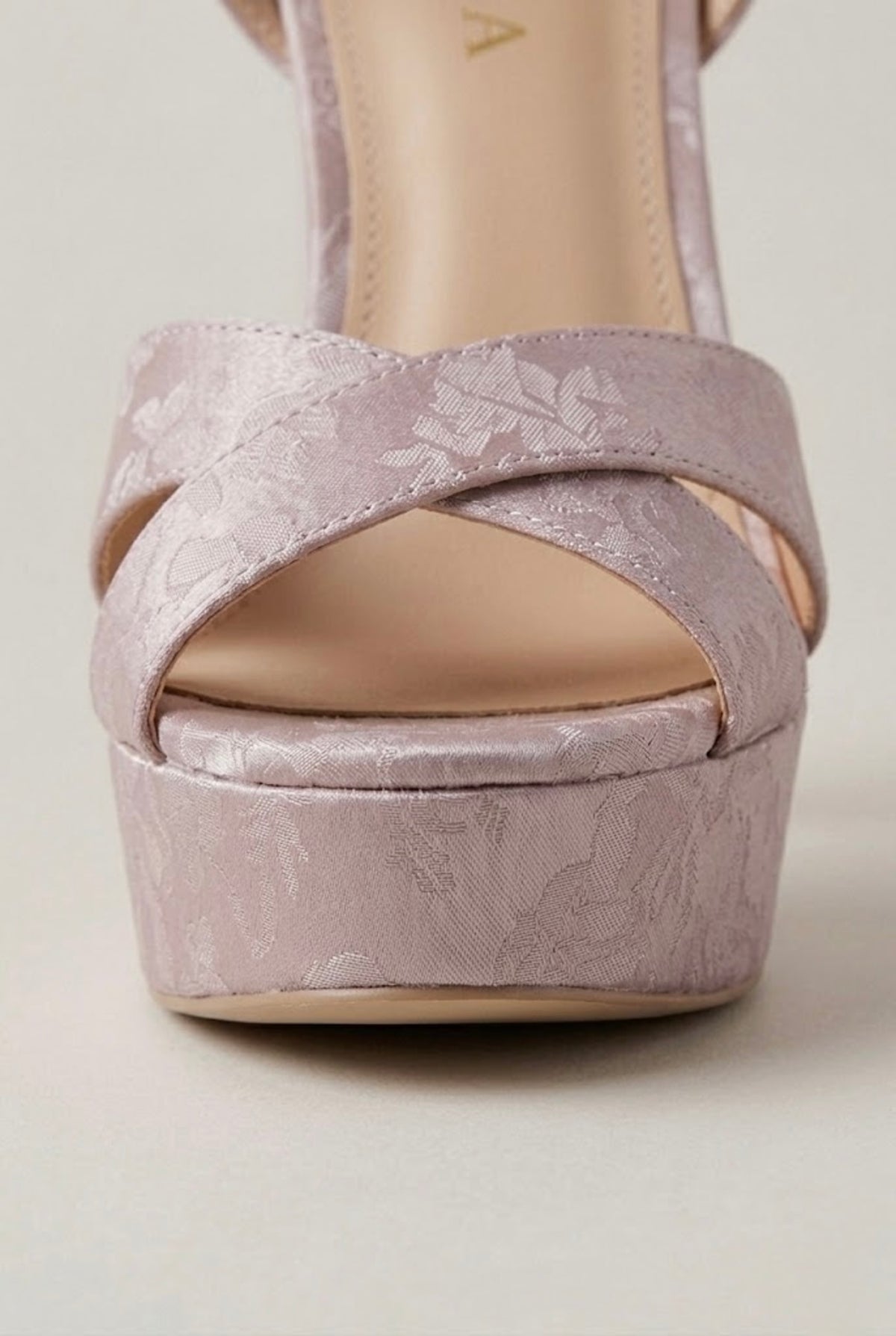 Satin Jacquard Platform